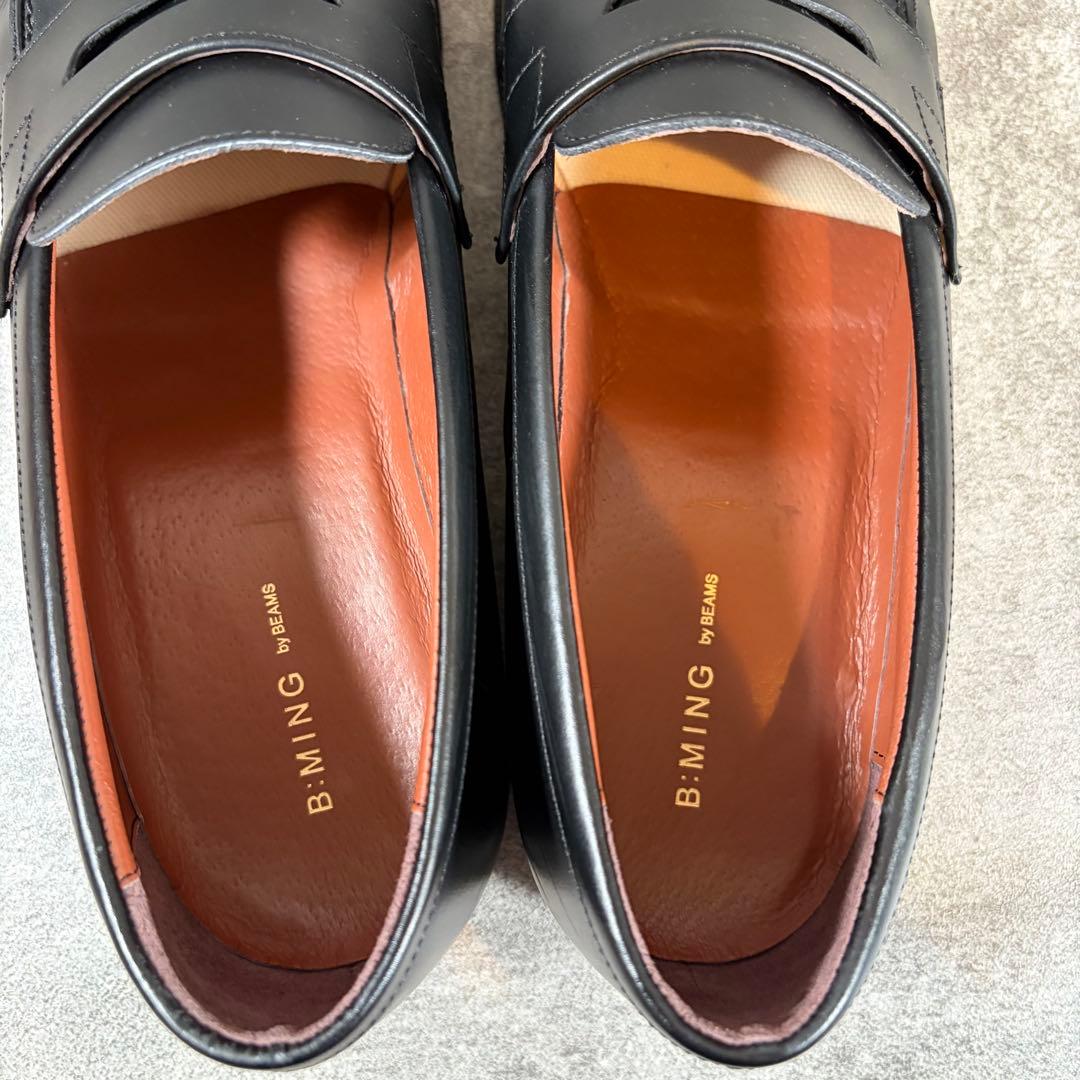 美品　B:MING by BEAMS ビームス　ローファー 黒　27cm