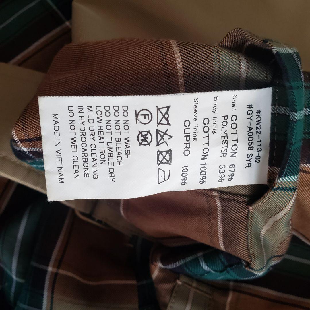 Gymphlex ベージュ トレンチコート　ゆったりサイズ