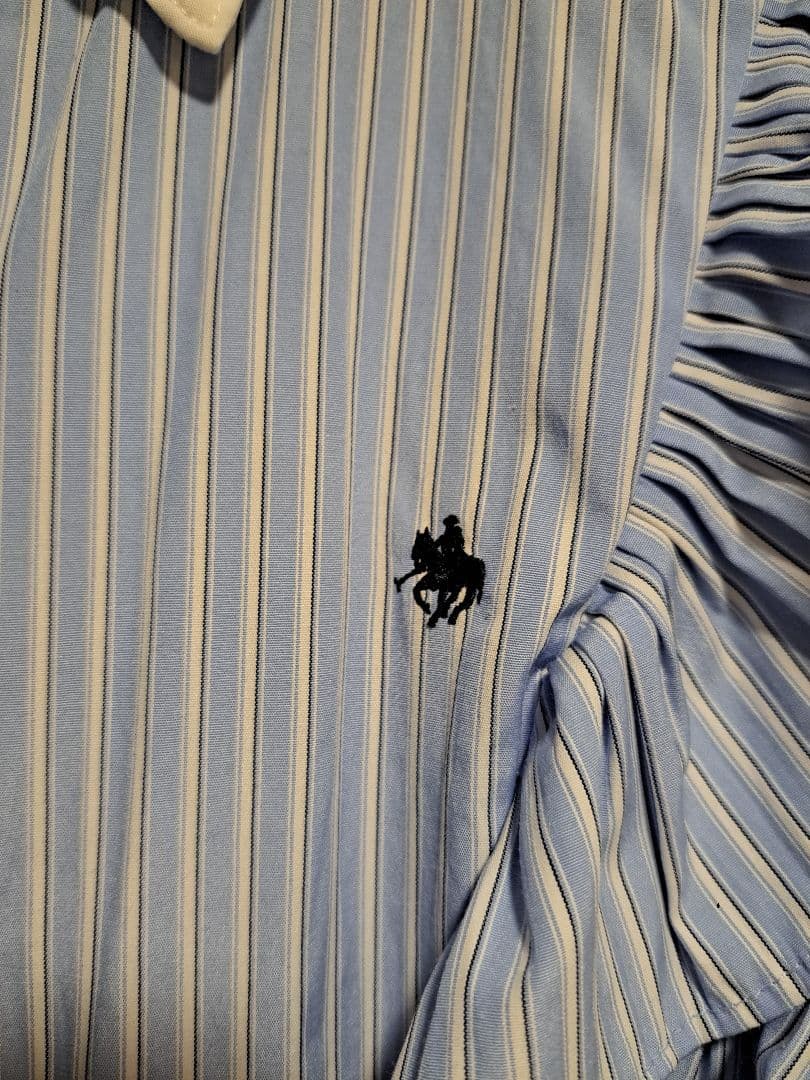 Rirandture POLO BCSコラボ プリーツシャツワンピース