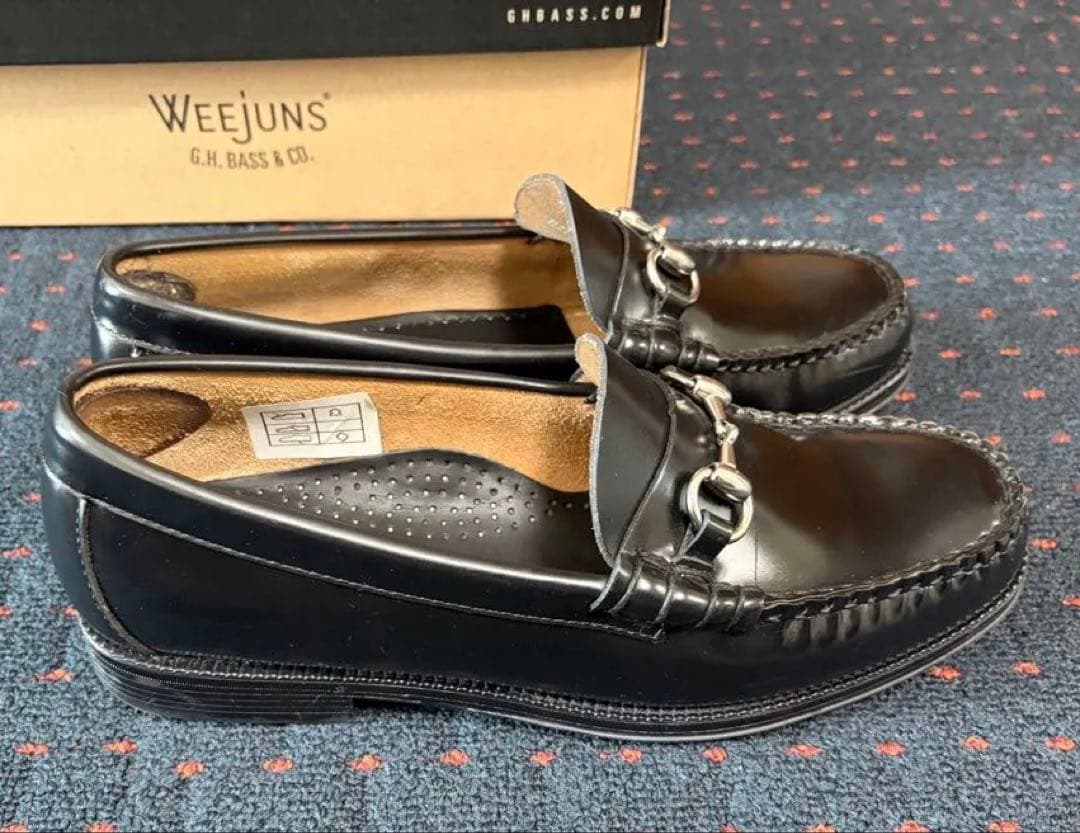 定価34,100円 G.H.BASS ローファー ビットローファー US8