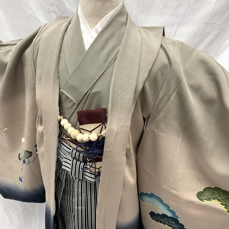 508ab42着物&羽織のみ■七五三 五歳 男児 着物&羽織