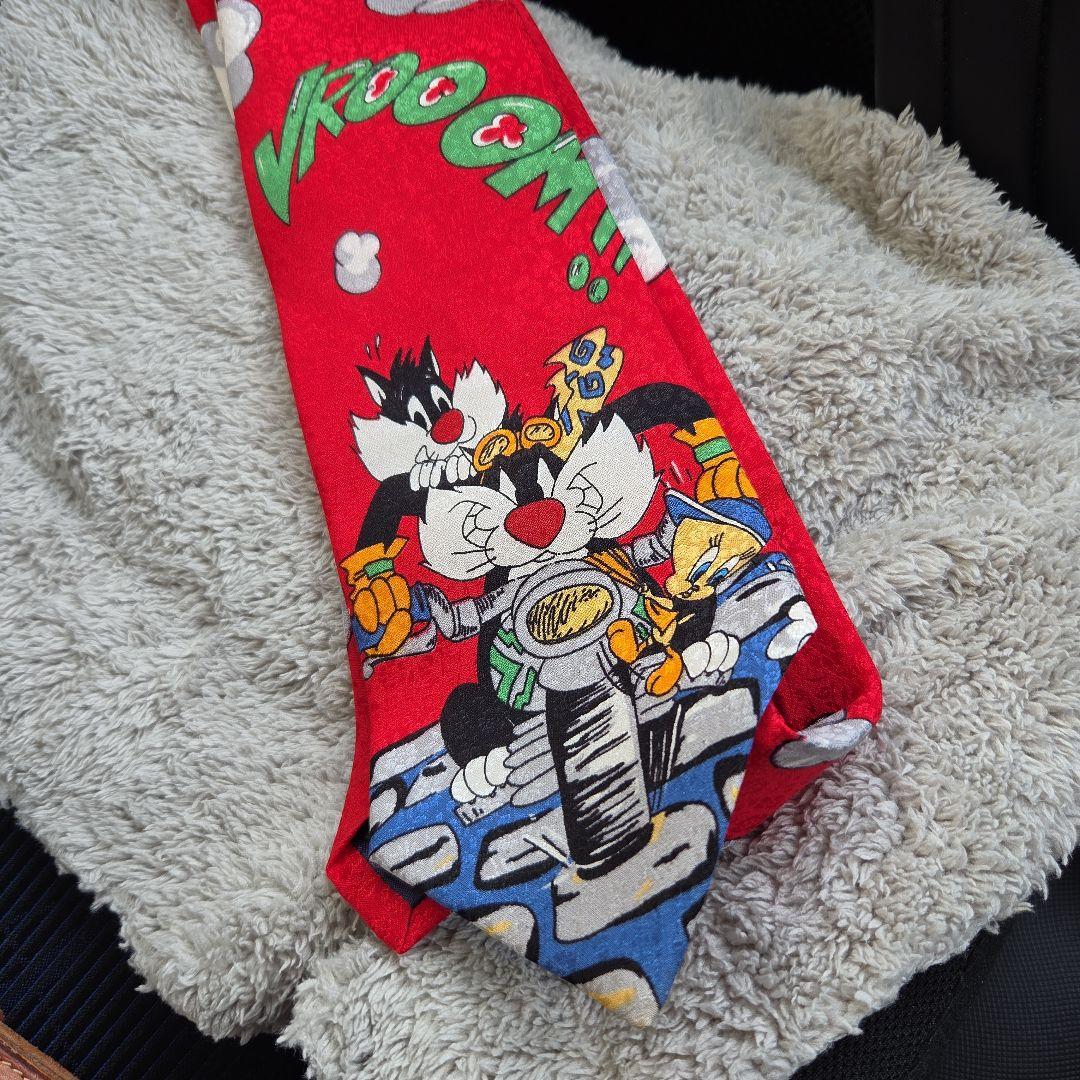 Looney Tunes ネクタイ 赤