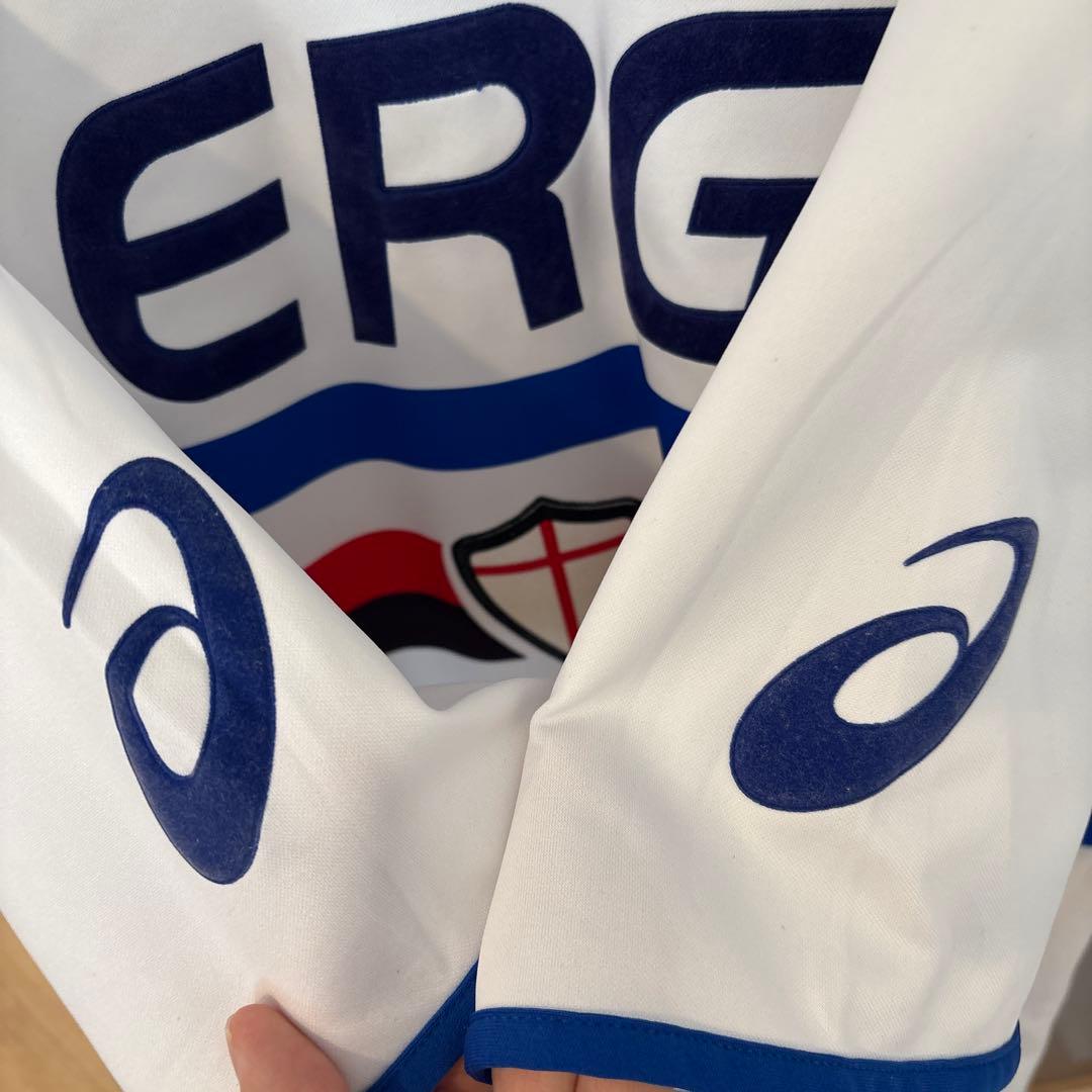 03ー04asics サンプドリア　アウェイユニフォーム