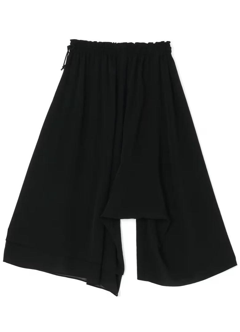 新品　2025年TRIACETATE POLYESTER アシンメトリーパンツ