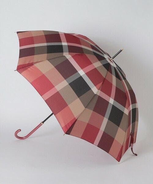 ブルーレーベルクレストブリッジレッド 雨傘 / 長傘 晴雨兼用 紫外線遮蔽2/2