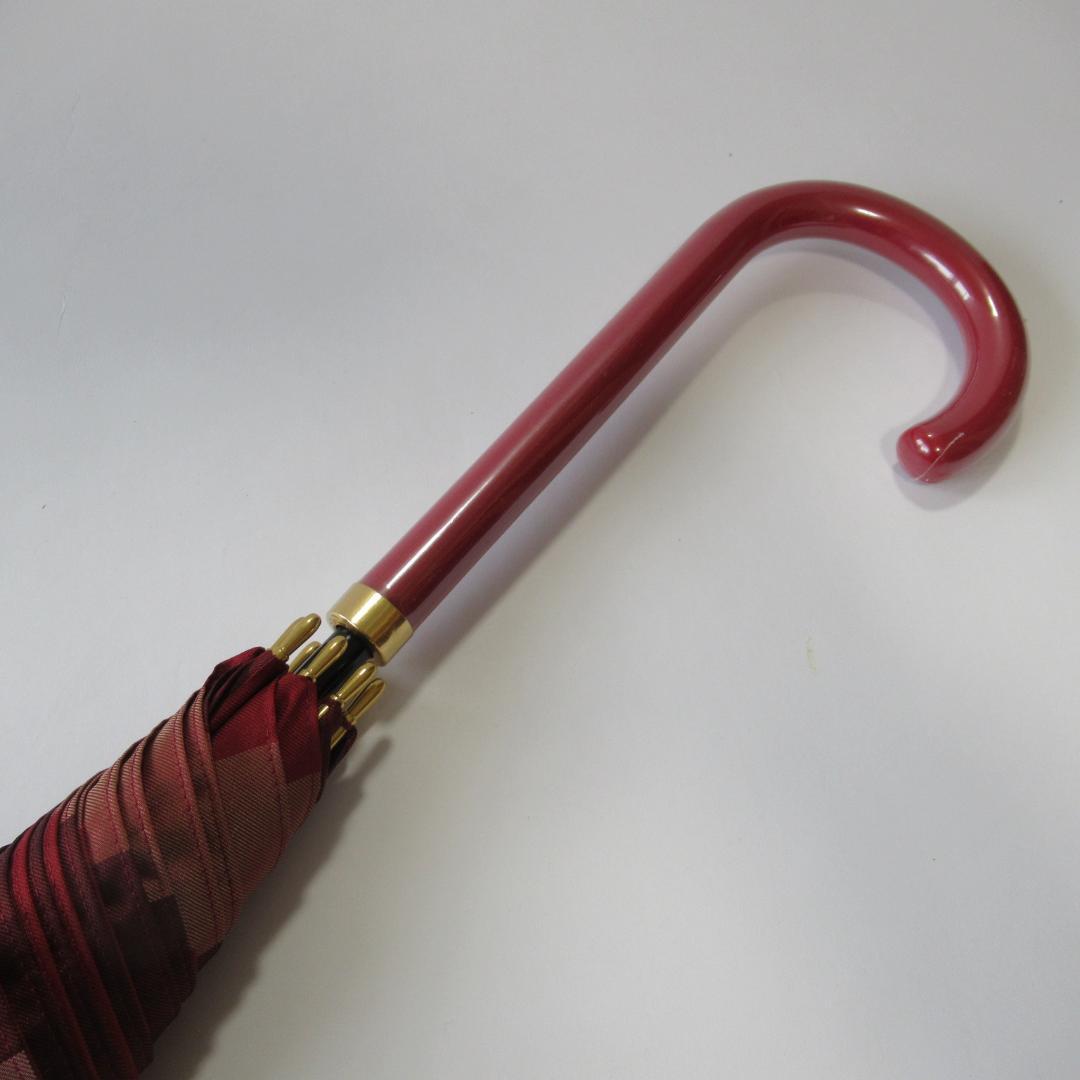 ブルーレーベルクレストブリッジレッド 雨傘 / 長傘 晴雨兼用 紫外線遮蔽2/2