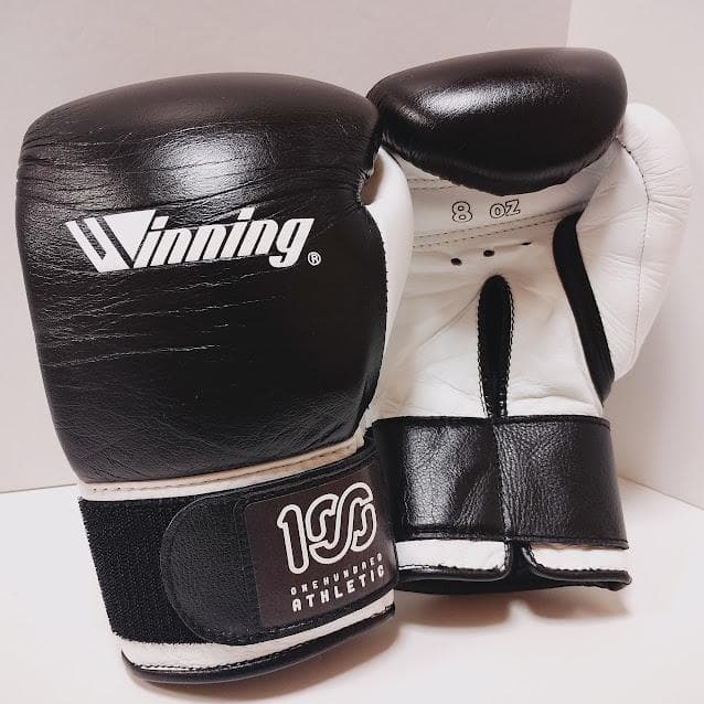 winning × 100A コラボ ボクシンググローブ 8oz スペシャルロゴ