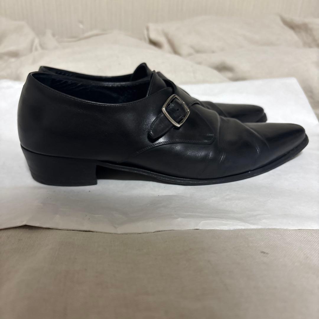 CELINE JACNO モンクストラップレザーシューズ