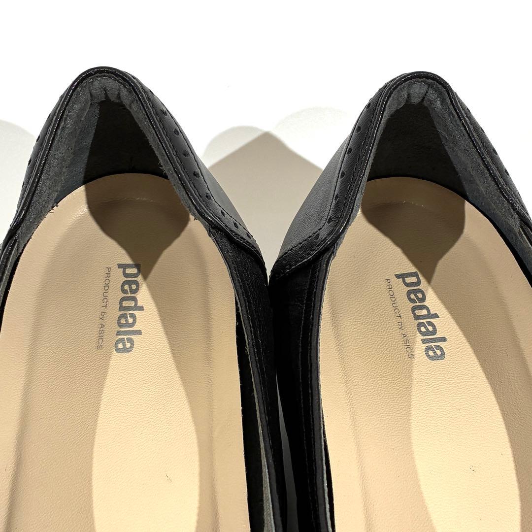 美品★ Pedara アシックスウォーキング パンプス メダリオン レディース