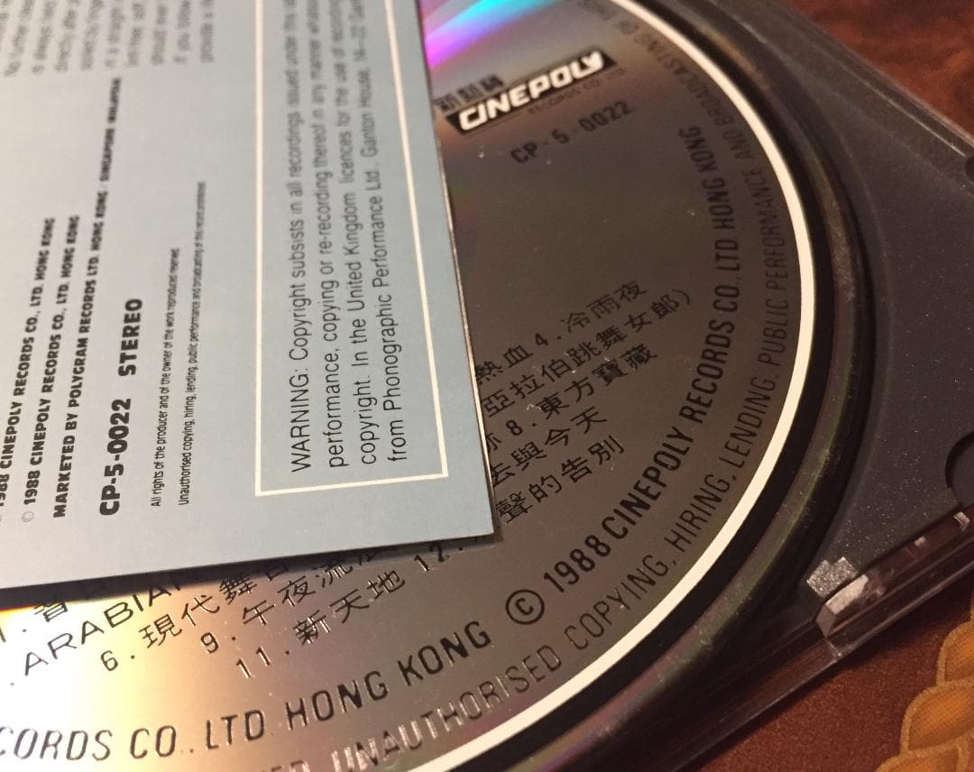 貴重廃盤美品CD－BEYOND ビヨンド・1988年ベストアルバム「舊日足跡」