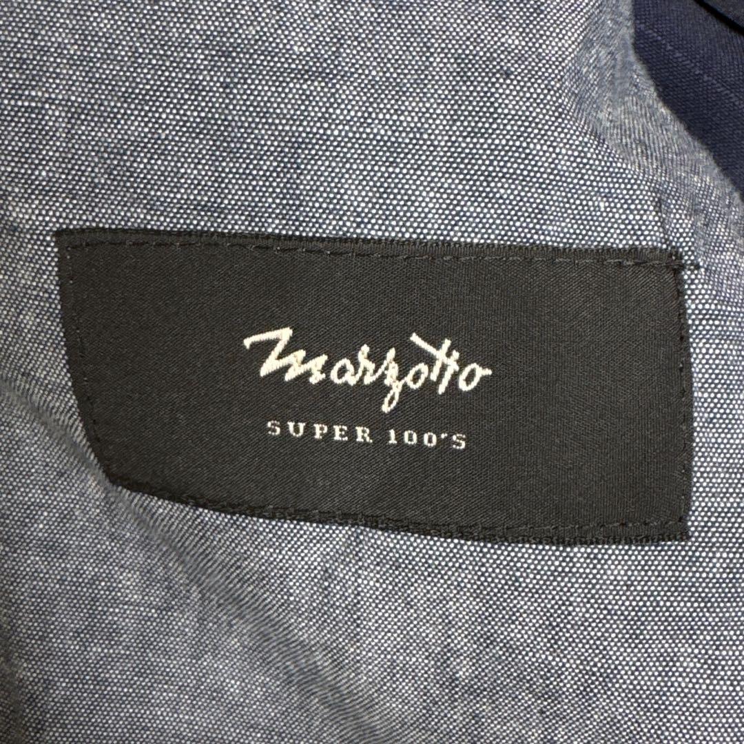 SUIT SELECT スーツセレクト ネイビー ストライプ シングル仕立て