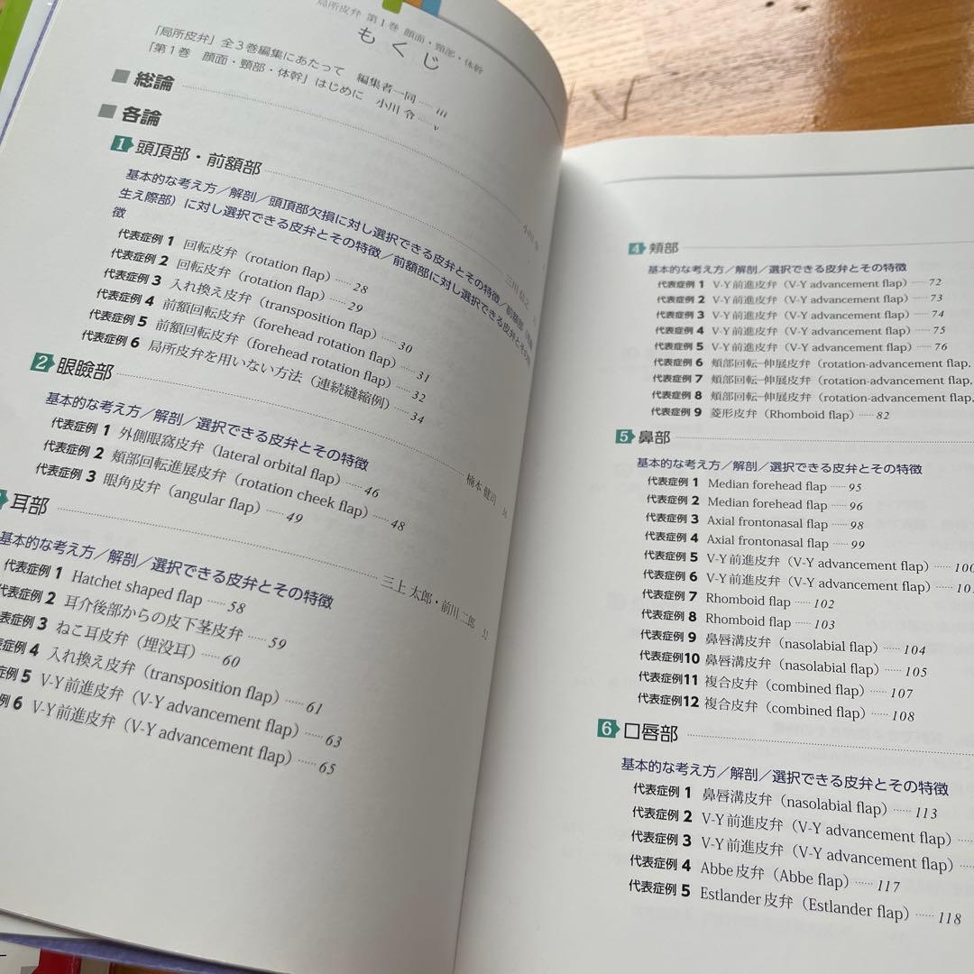 局所皮弁 1 顔面・頸部・体幹