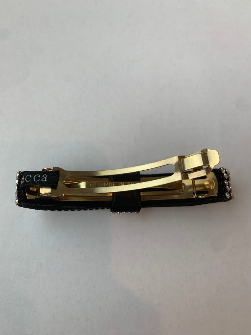 acca 25周年　リボンバレッタ　silk