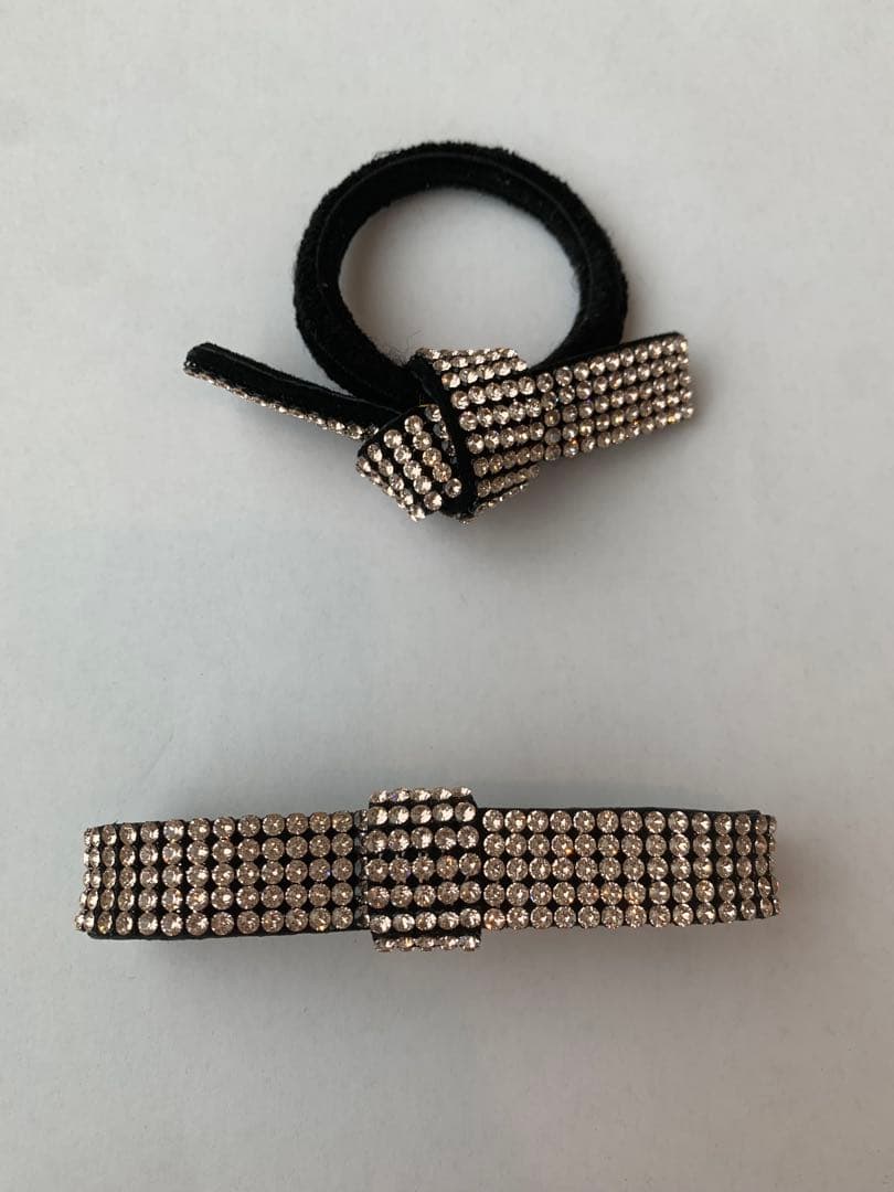 acca 25周年　リボンバレッタ　silk