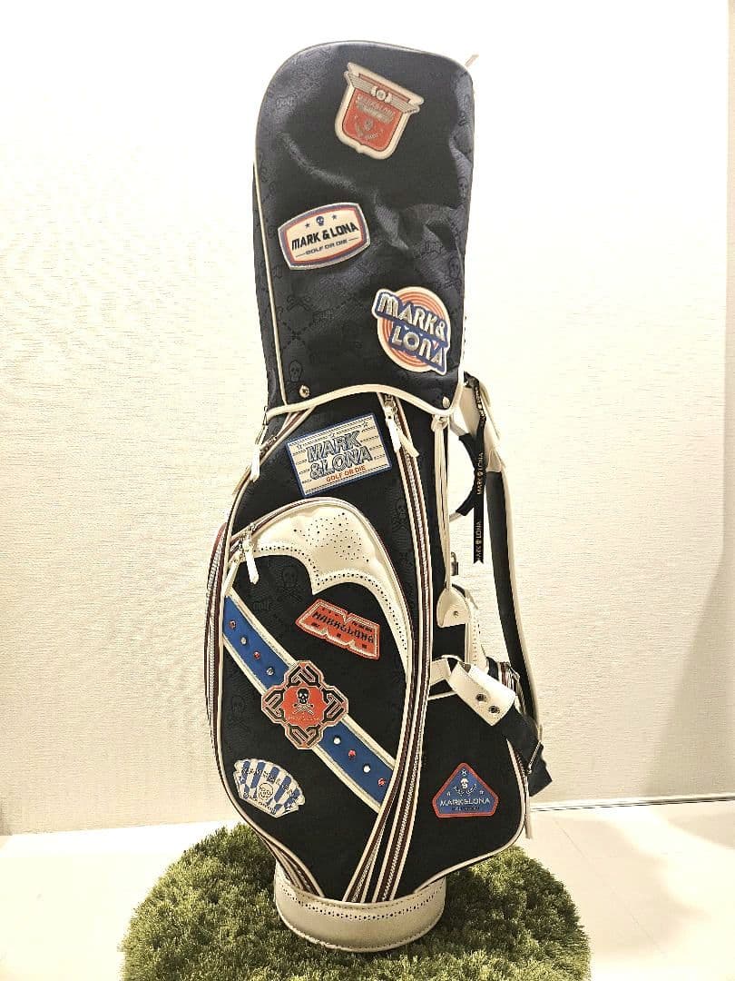 MARK&LONA パッチワークキャディバッグ