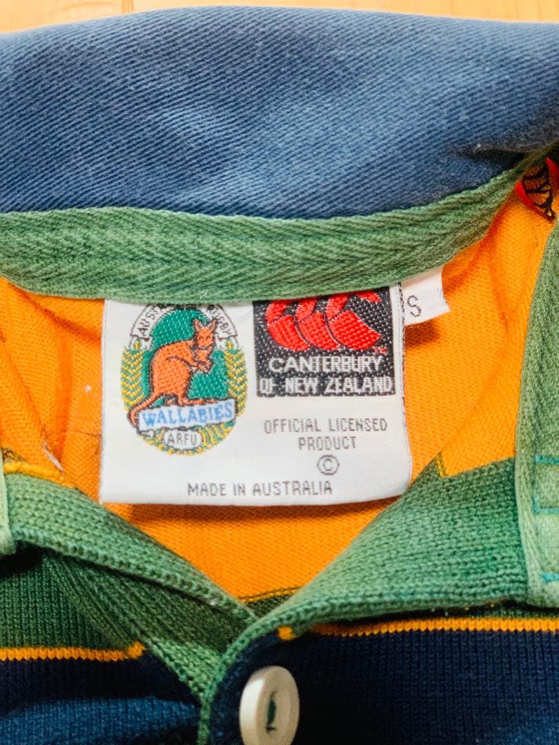 激レア　Wallabies ラグビーオーストラリア代表　ラガーシャツ 長袖