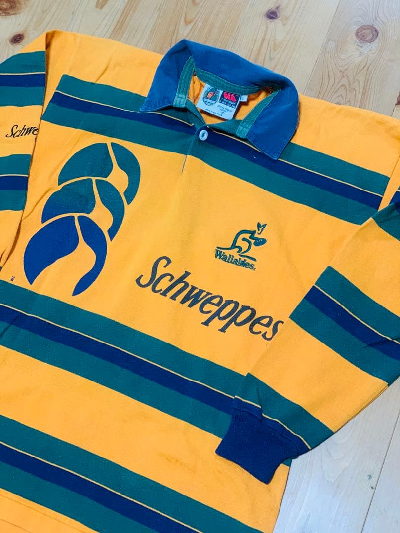 激レア　Wallabies ラグビーオーストラリア代表　ラガーシャツ 長袖
