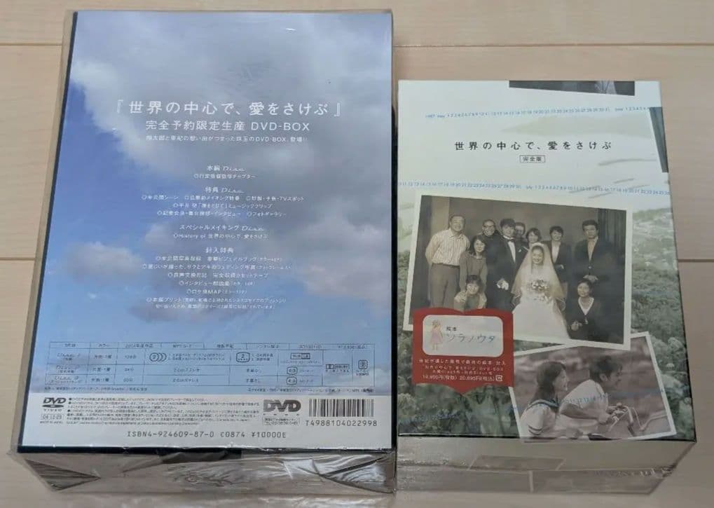 世界の中心で、愛をさけぶ DVD-BOX 映画版 テレビドラマ版 セット