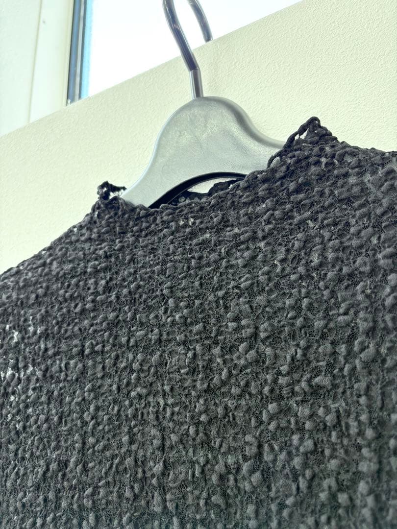 新品未使用◇ANAYI アナイ　ストレッチレースモックネック プルオーバー