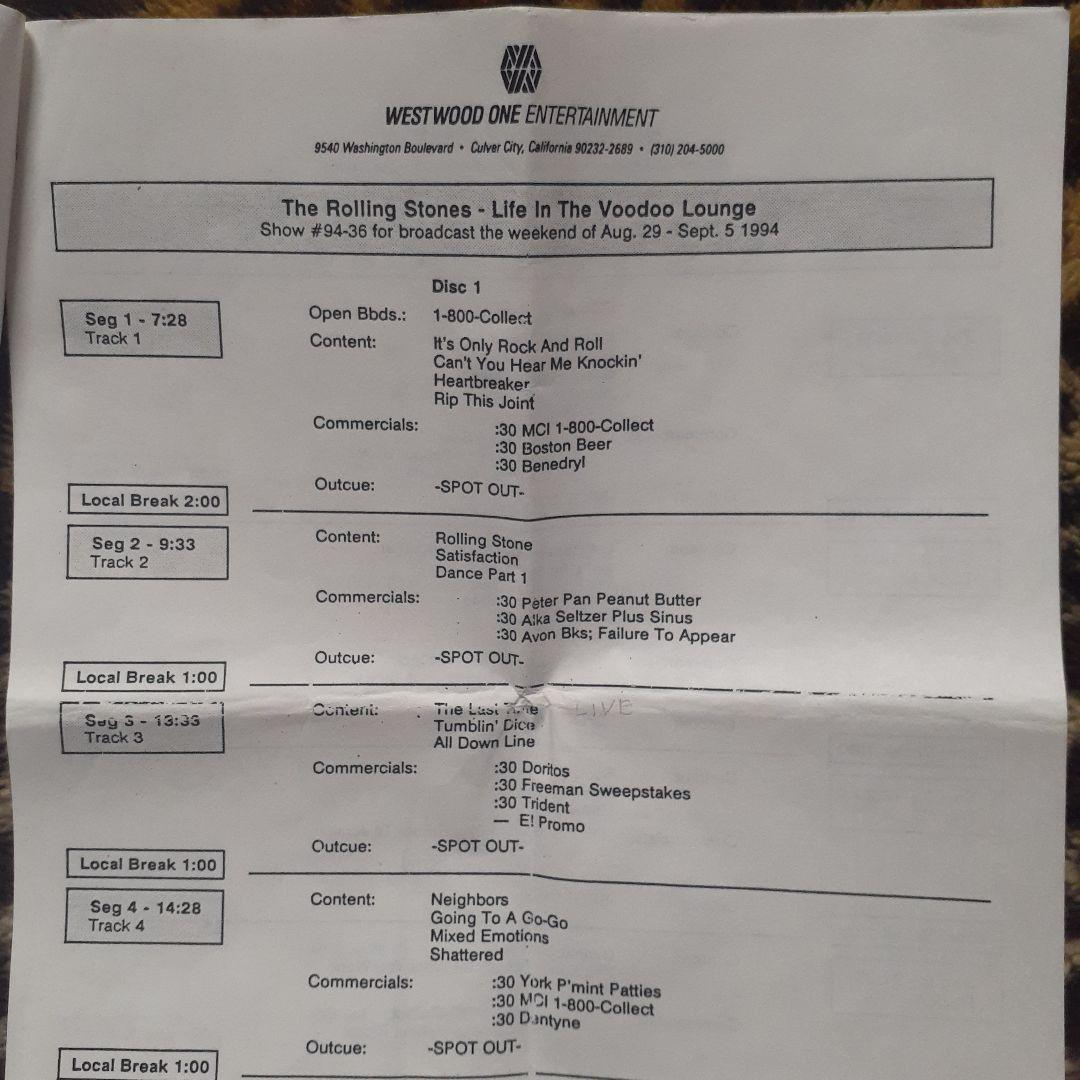 洋楽 THE ROLLING STONES Life In The Voodoo...