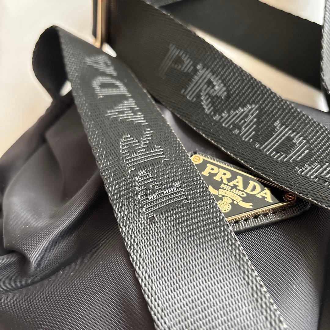 【まなみ】未使用　ノベルティ　ショルダーバッグ　ナイロン　ブラック