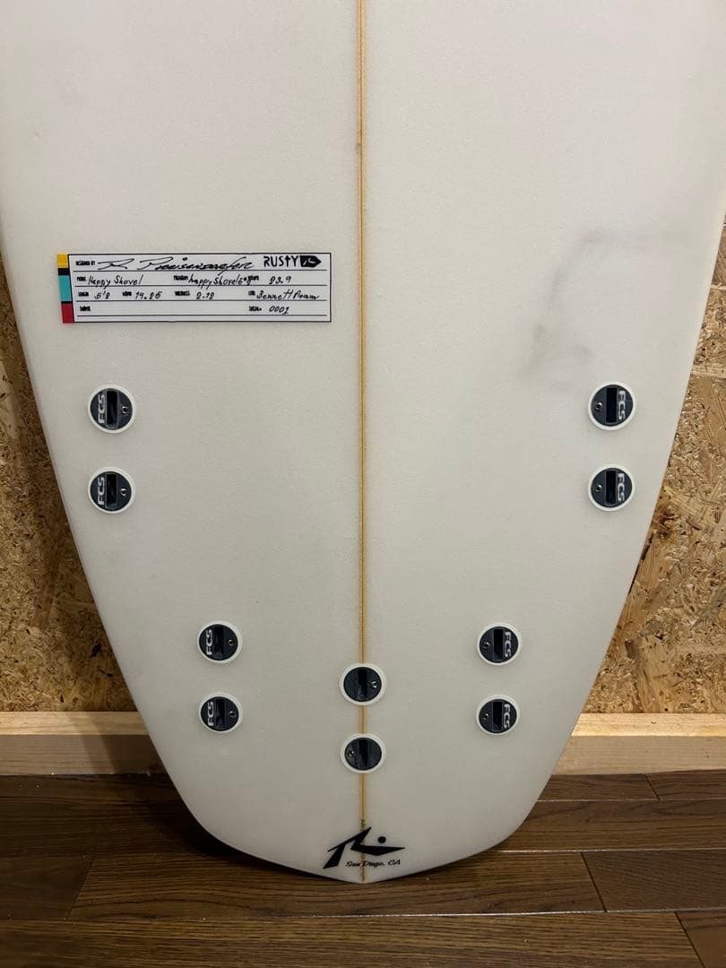RUSTY HAPPY SHOVEL 5'2 ラスティ