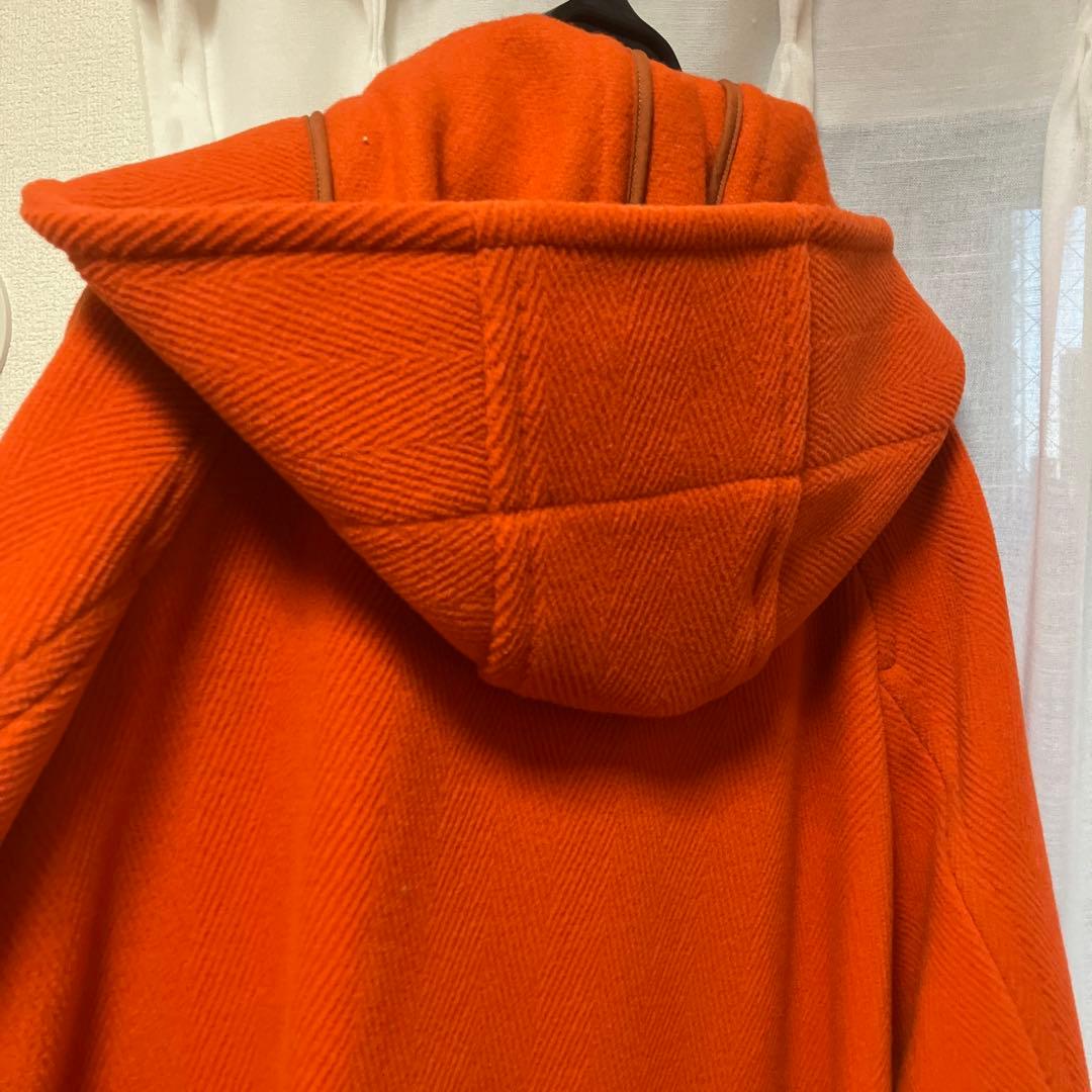 マッキントッシュ　ヘリンボーンフーデッドロングコート　36