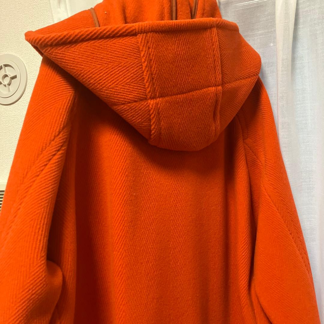 マッキントッシュ　ヘリンボーンフーデッドロングコート　36