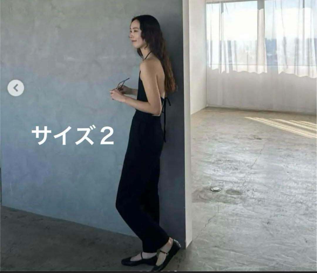 CLANE HALTER NECK KNIT ALL IN ONE サイズ２