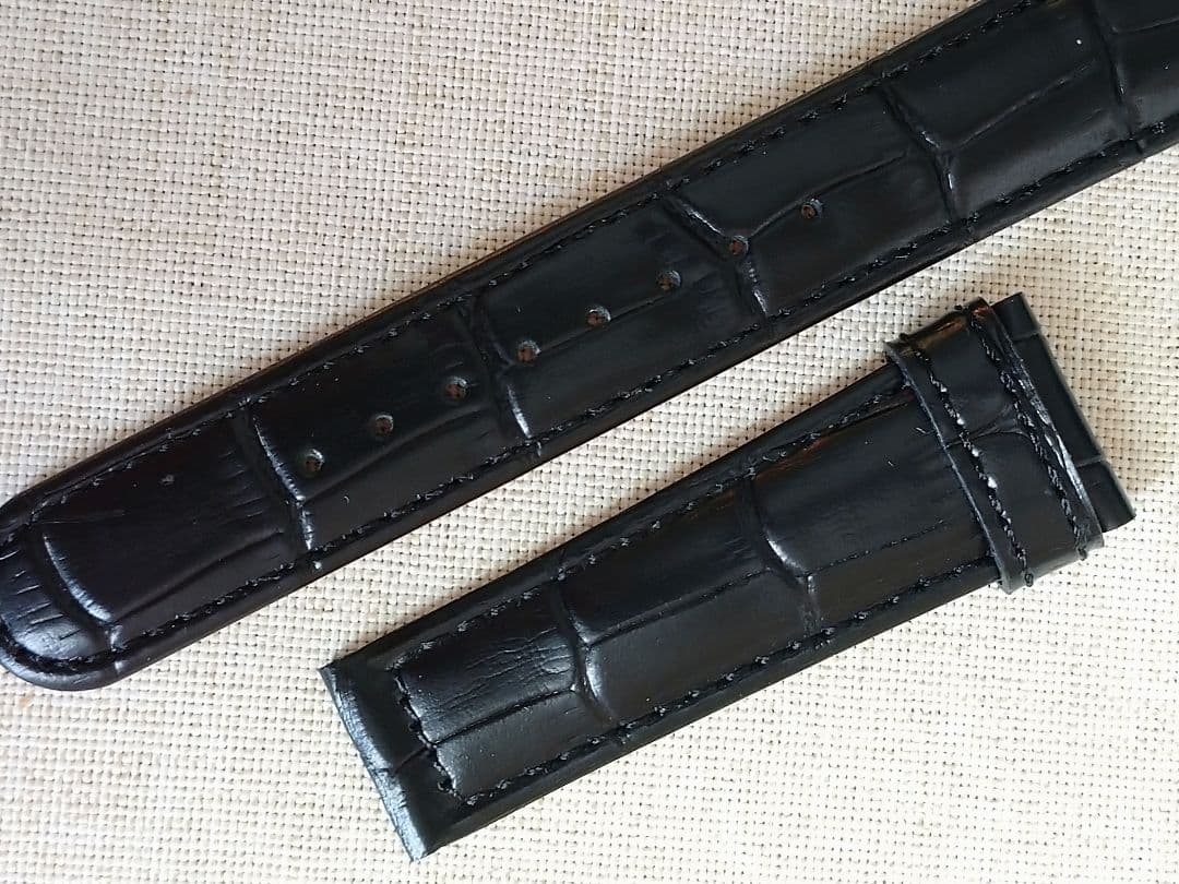 グランドセイコー GS 時計ベルト バンド ブラック 19-16㍉