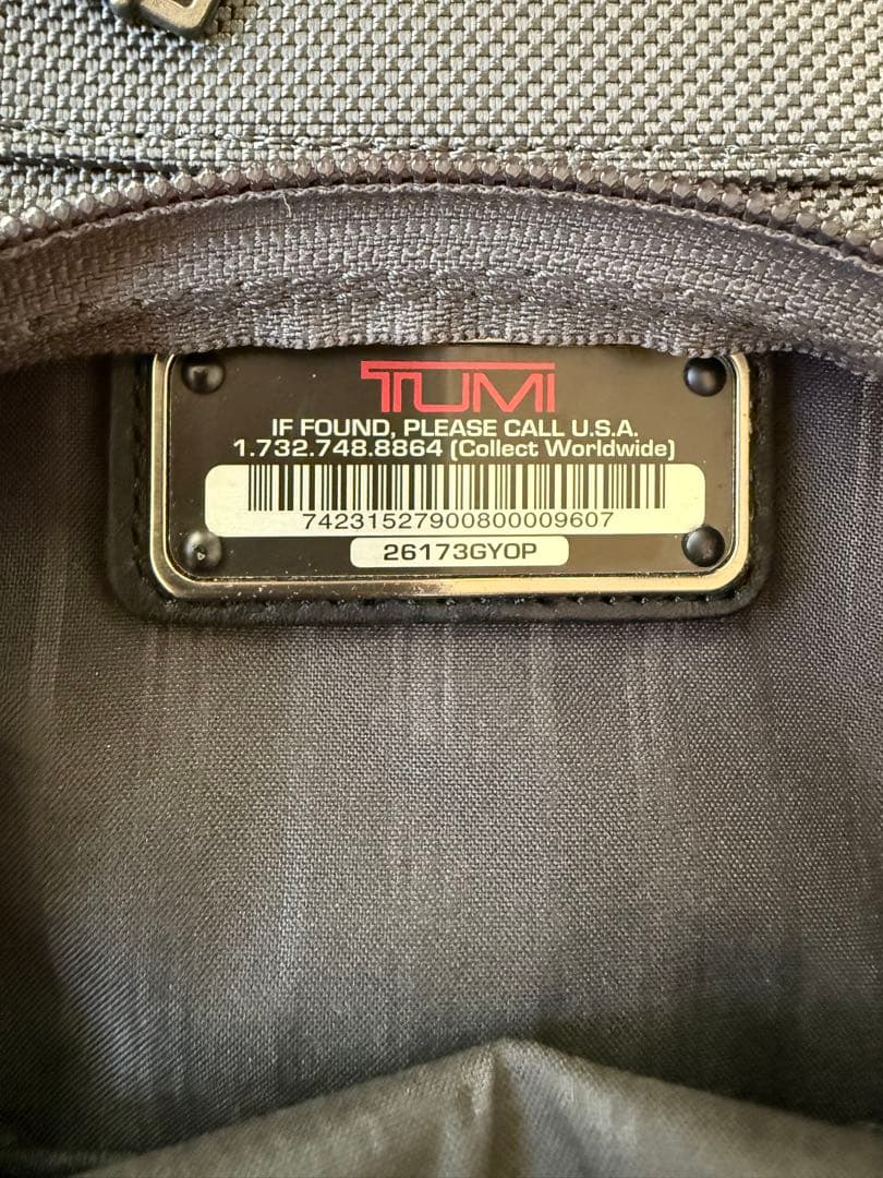 TUMI PCバックパック 黒(26173D4)