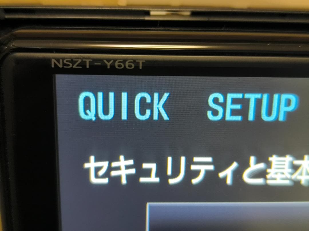 トヨタ 純正ナビ NSZT-Y66T セキュリティ解除済み とてもきれいです