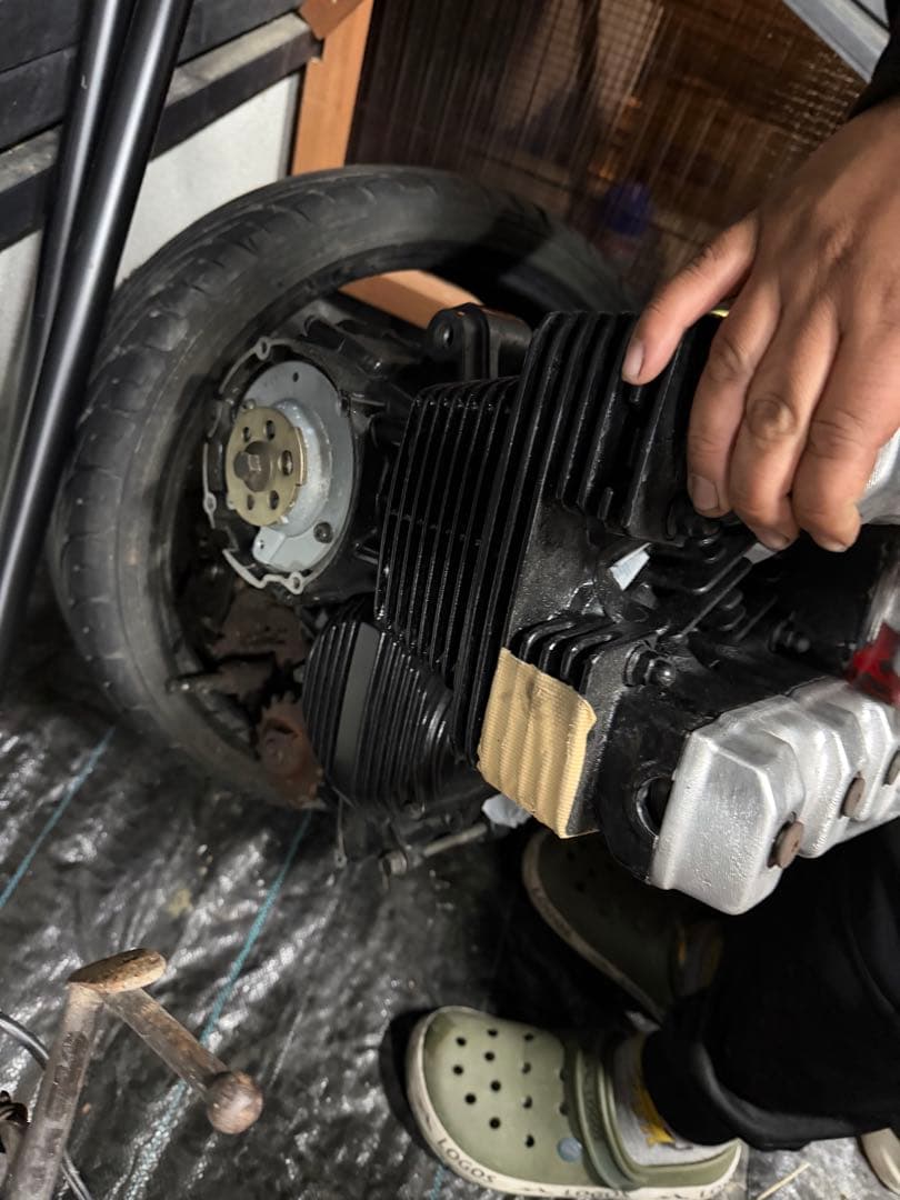 XJR400 4HMエンジン実働