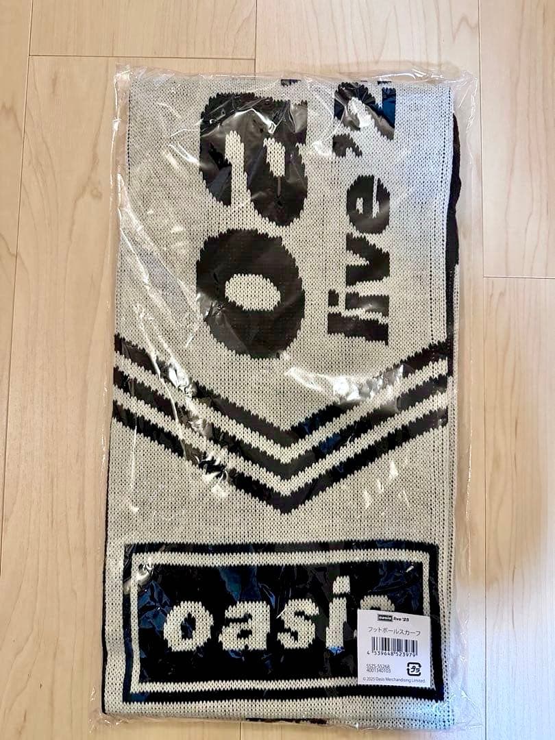 oasis live '25 フットボールスカーフ マフラー