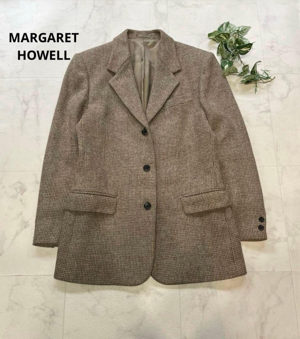 OLD マーガレットハウエル　ツイードジャケット ウールジャケット　サイズ2