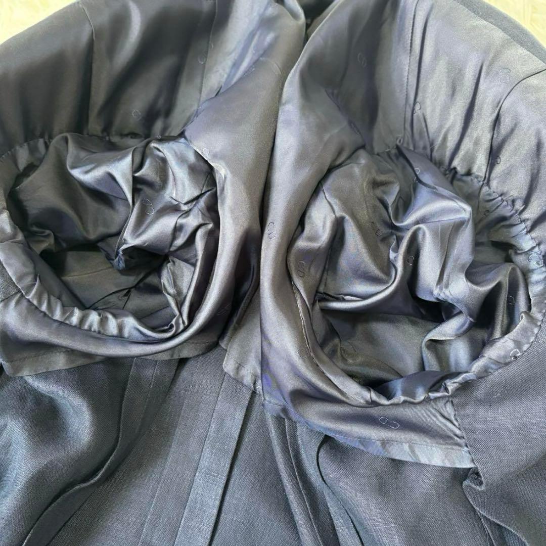 クリスチャンディオール　リネン100 ダブル　セットアップ　スーツ