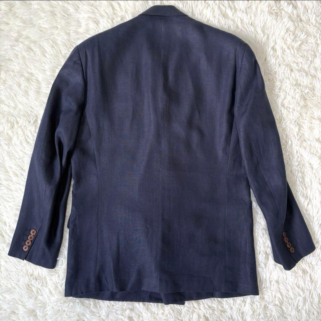 クリスチャンディオール　リネン100 ダブル　セットアップ　スーツ