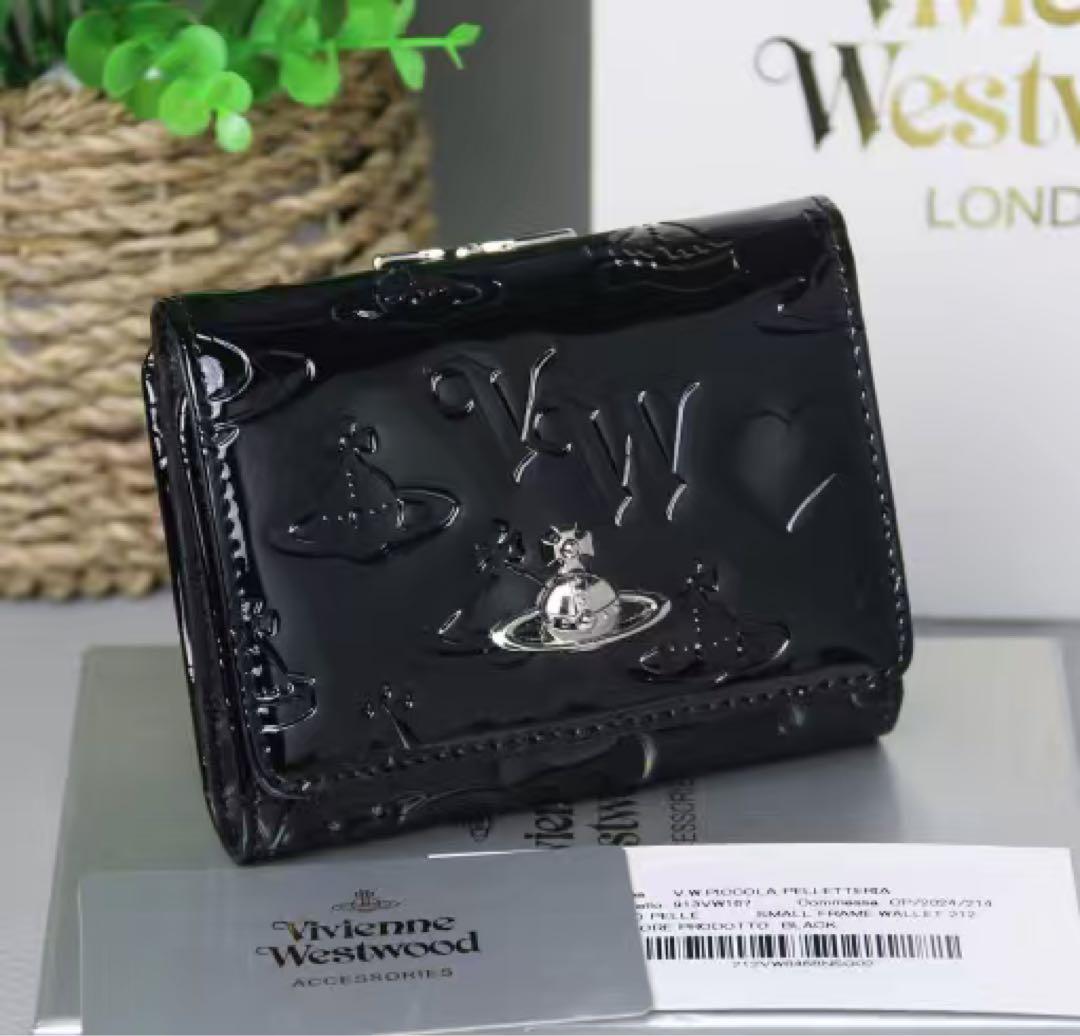 Vivienne Westwood ヴィヴィアン 三つ折り財布 レザーz)