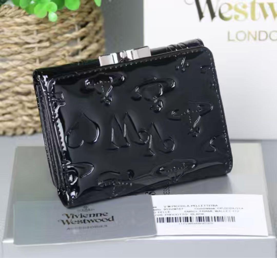 Vivienne Westwood ヴィヴィアン 三つ折り財布 レザーz)
