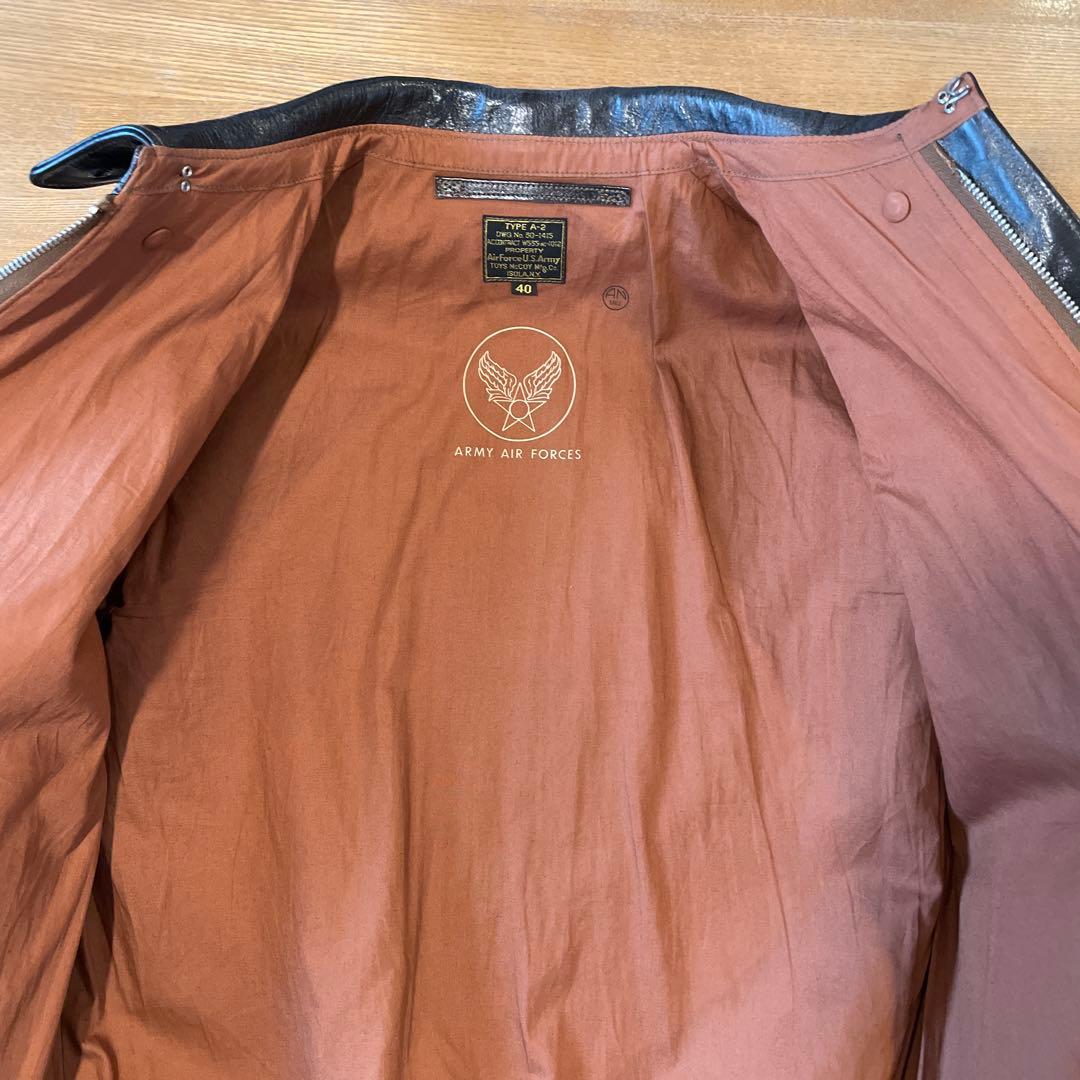 美品　トイズマッコイ　A-2フライトジャケット マリリン・モンロー