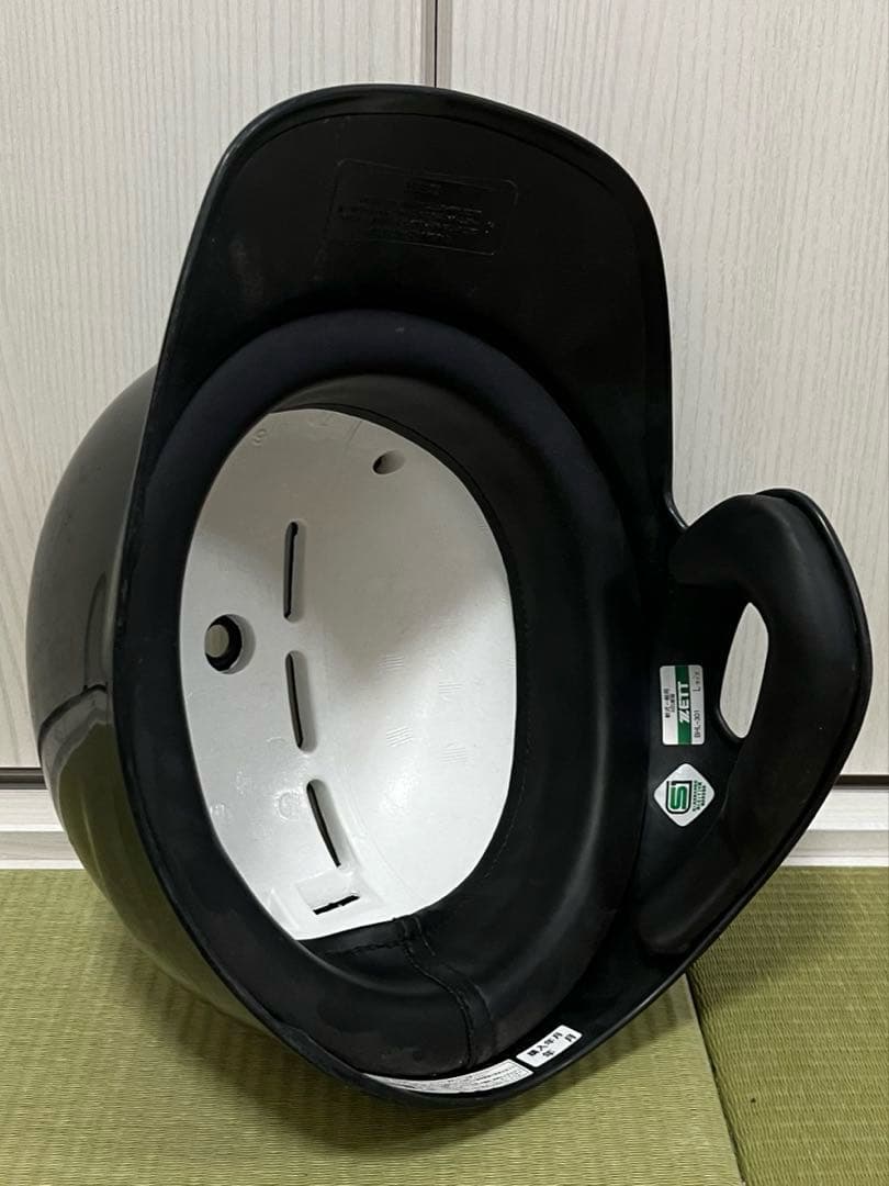 軟式野球 ヘルメット ZETT JSBB ブラック 6個セット