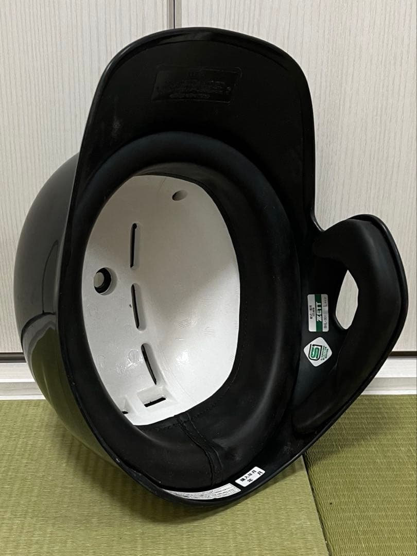 軟式野球 ヘルメット ZETT JSBB ブラック 6個セット