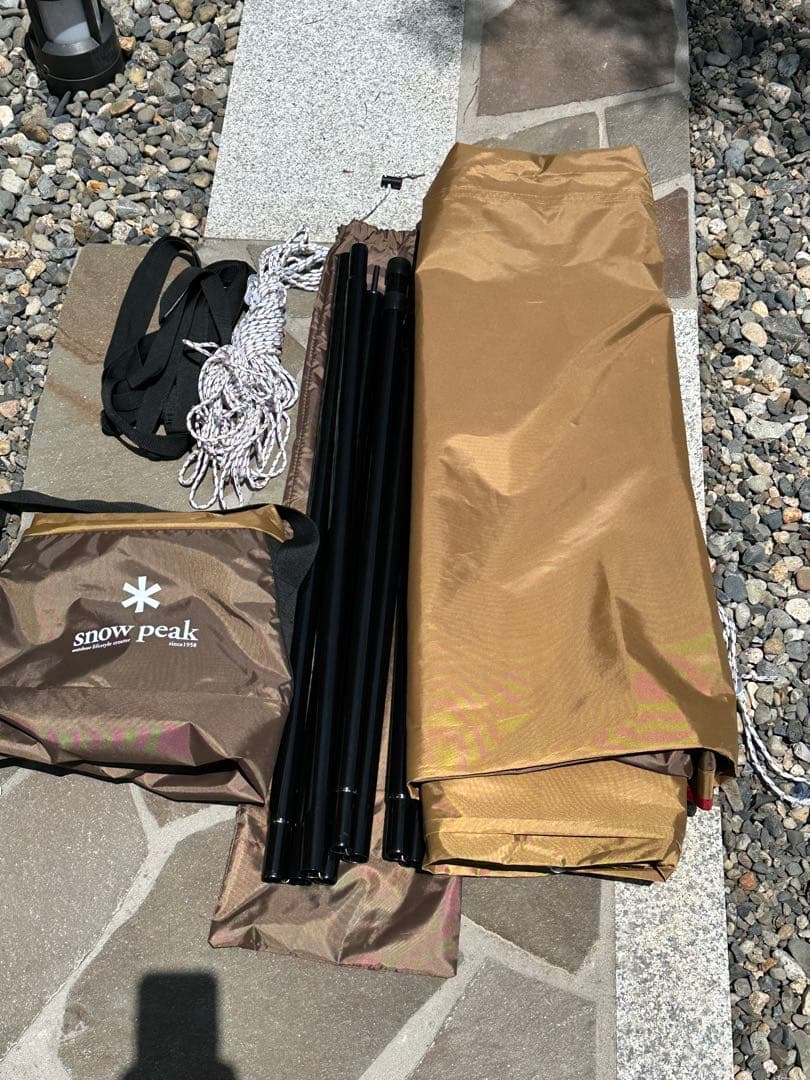 【２回使用】スノーピークエントリーパック TT とマットシートセット