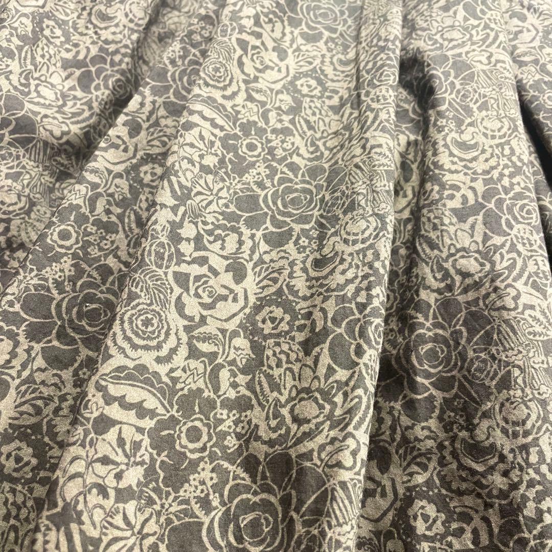 美品　YAECA ヤエカ　タックキュロット　リバティ　monogatsby柄　M