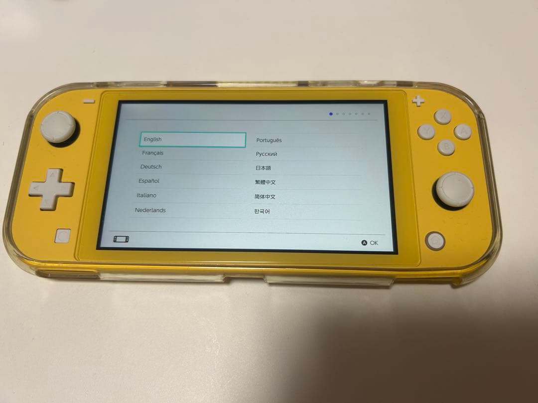 Nintendo Switch Lite イエロー 本体 初期化済 充電器付き