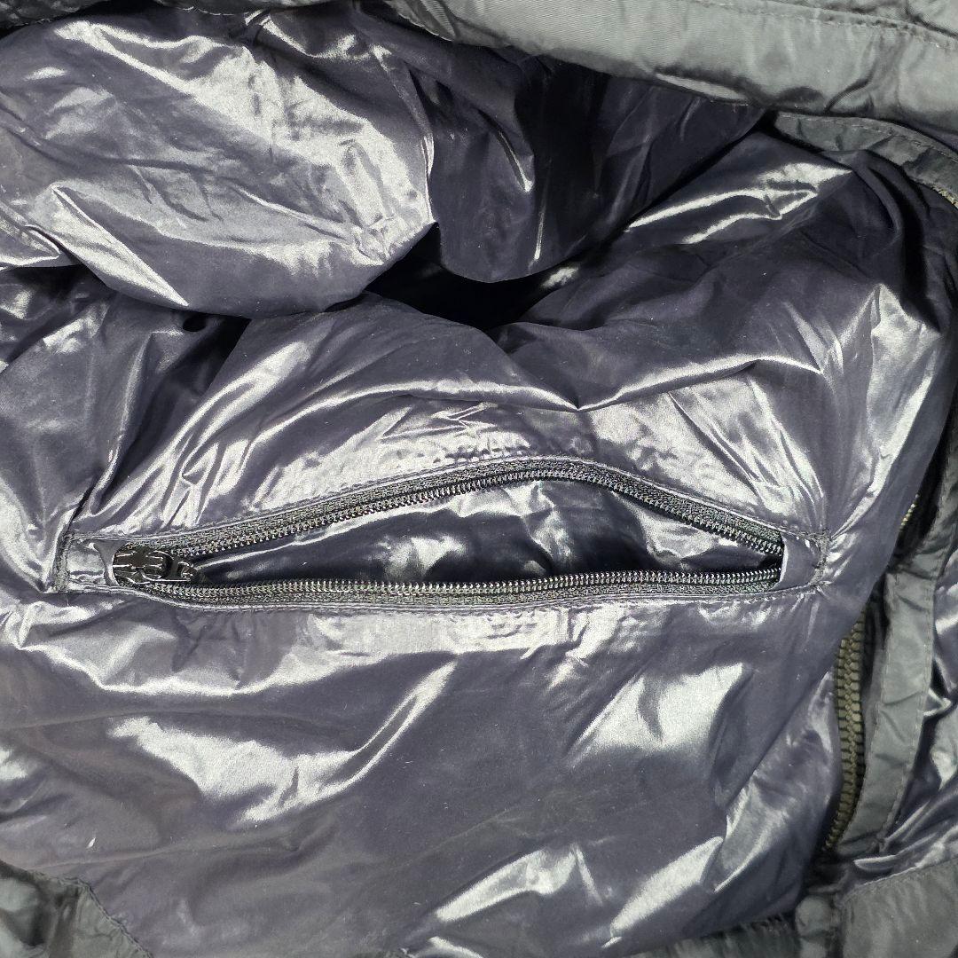 希少デザイン☆ノースフェイス ファーダウンベスト キルティングベスト 黒 L