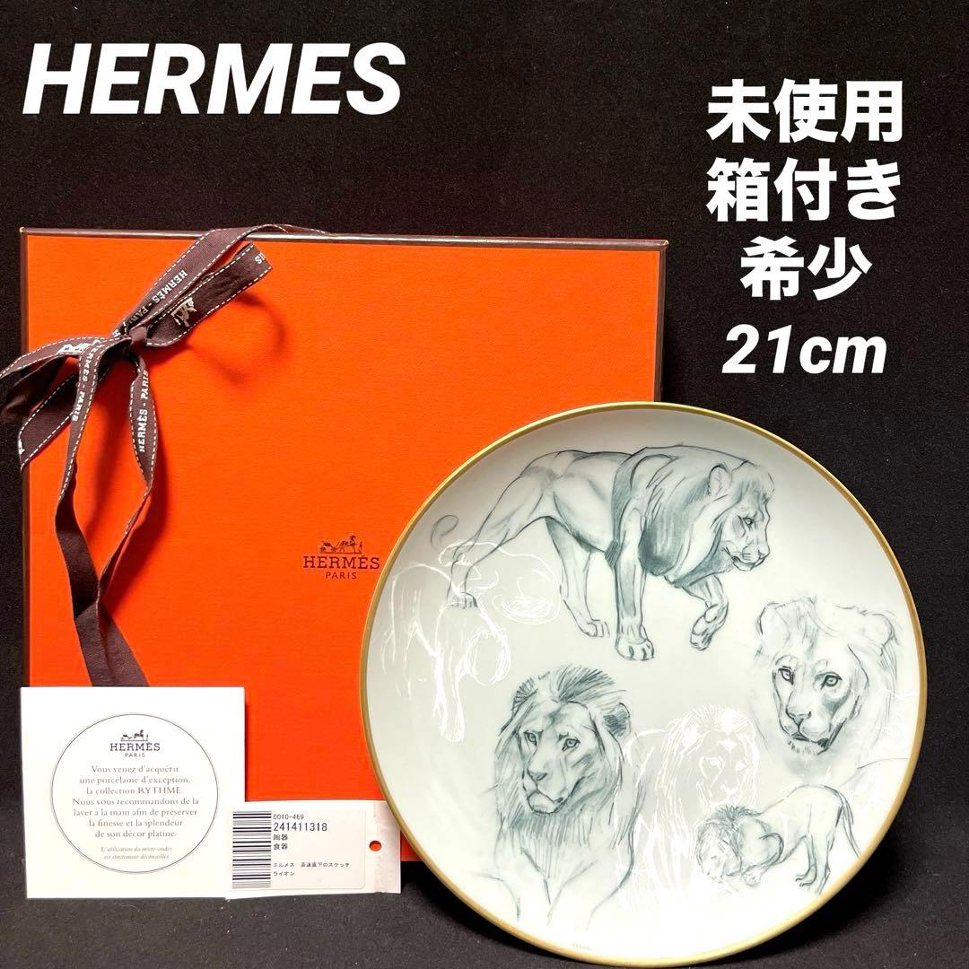 【希少】HERMES 赤道直下のスケッチ　プレート　1枚　【未使用】