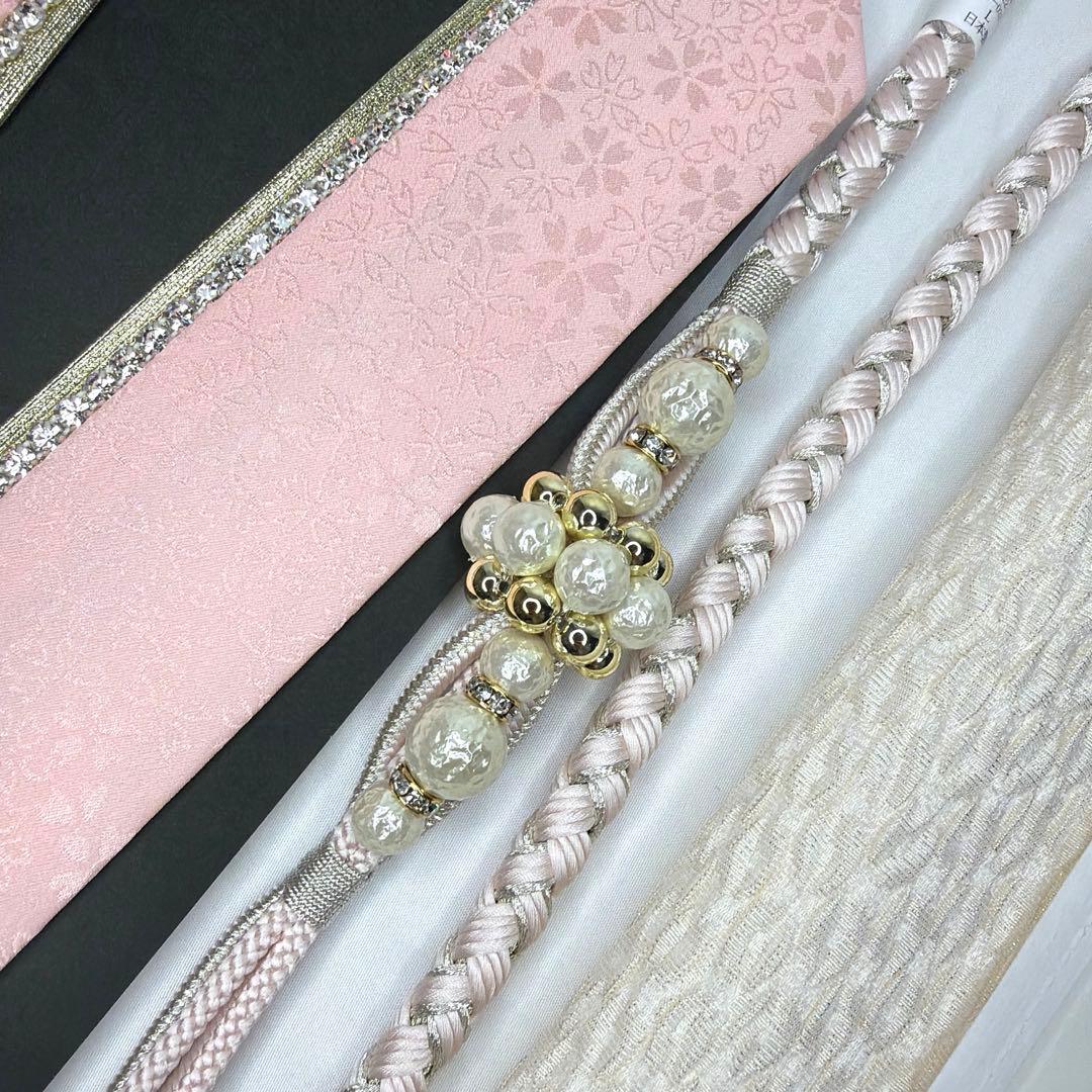 新品　振袖用　2026年最新作　帯締め　帯揚げ　半襟　重ね襟　セット