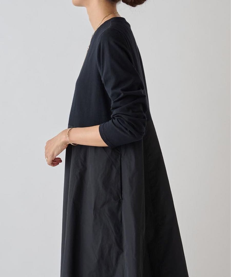 BEARDSLEY ビアズリー ドッキングフレアワンピース