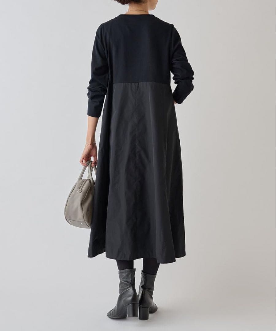 BEARDSLEY ビアズリー ドッキングフレアワンピース